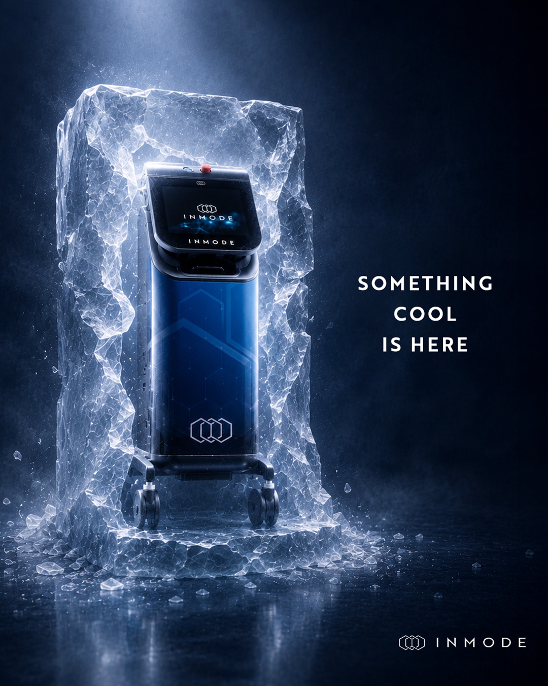 Morpheus8MAX workstation displayed in an ice-themed official campaign
